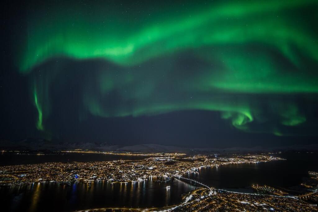 In The Heart Of The Aurora Borealis - Tromso City Luaran gambar